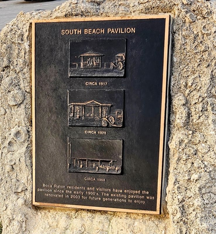 South Beach Pavilion Marker image. Click for full size.