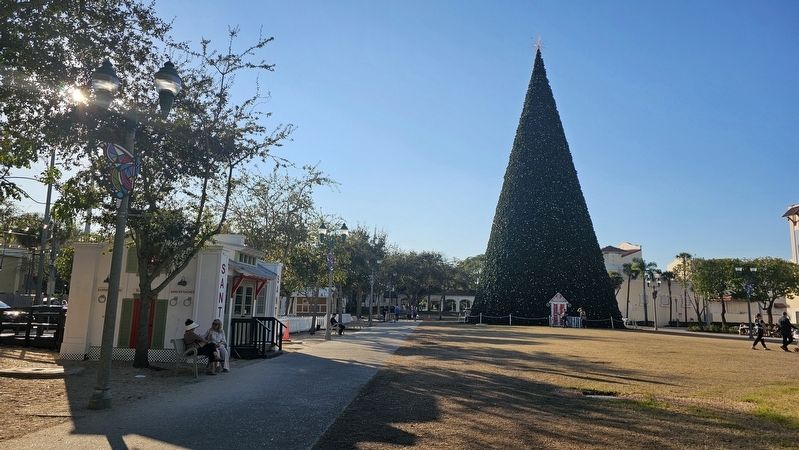 Old School Square at Christmas Time image. Click for full size.
