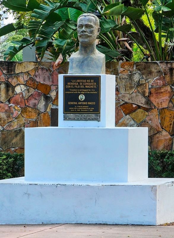 General Antonio Maceo Bust. Click for full size. General Antonio Maceo Bust image. Click for full size.