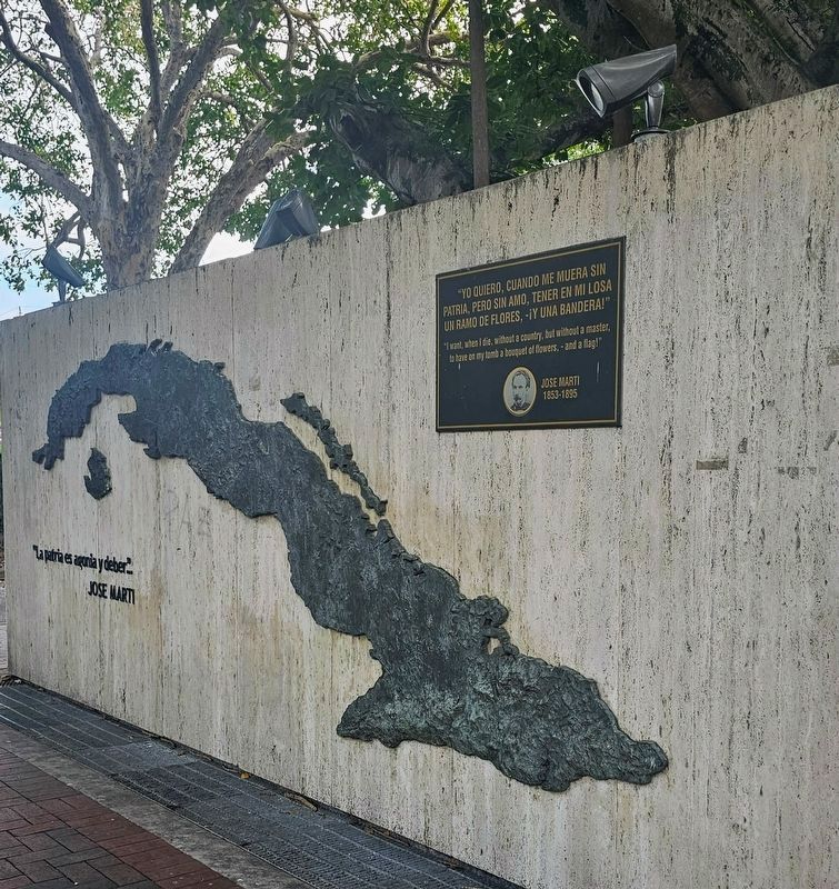 José Martí Marker. Click for full size. José Martí Marker image. Click for full size.