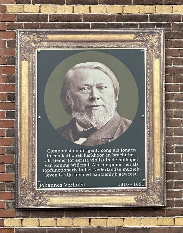 Johannes Verhulst Marker. Click for full size. Johannes Verhulst Marker image. Click for full size.