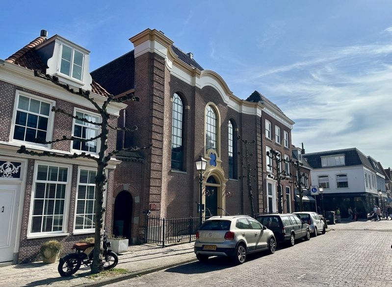 Lutherse Kerk / Lutheran Church and marker image. Click for full size.