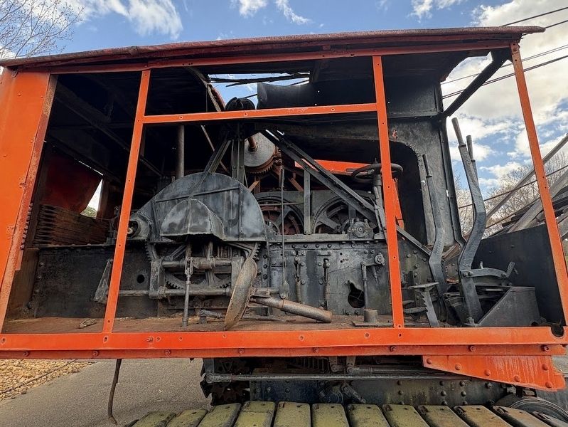 Interior of the ca. 1925 P&H Dragline Model 206 image. Click for full size.