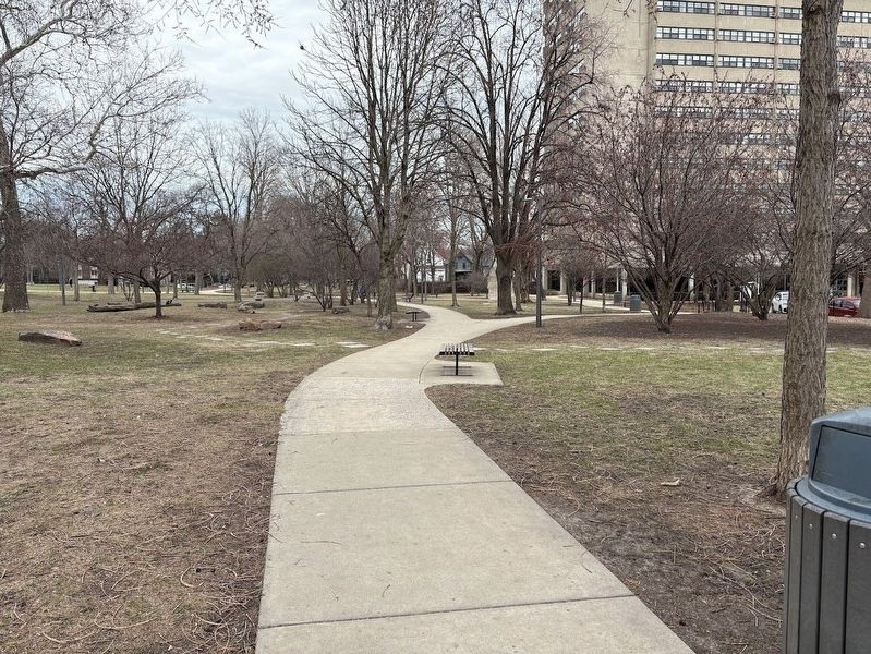 Mills Park labyrinth image. Click for full size.