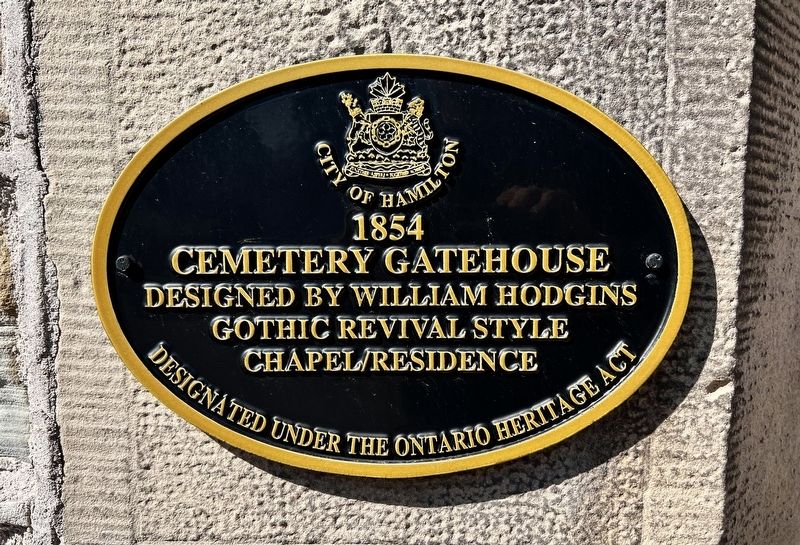 Cemetery Gatehouse Marker image. Click for full size.