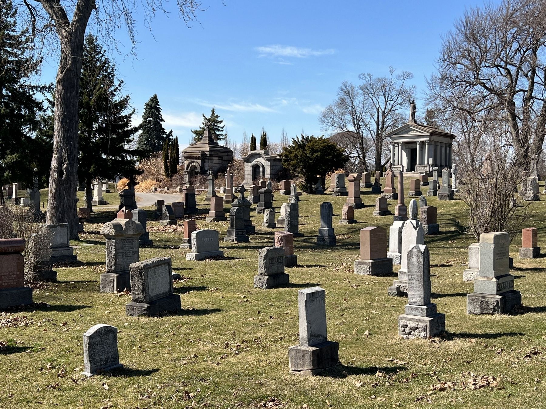 Hamilton Cemetery, 2025 image. Click for full size.