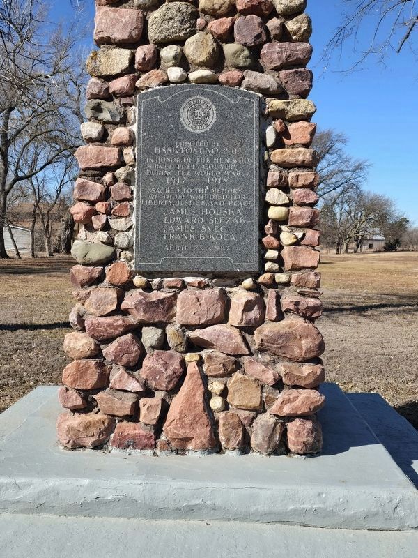 American Legion Post No. 210 World War I Memorial. Click for full size. American Legion Post No. 210 World War I Memorial image. Click for full size.