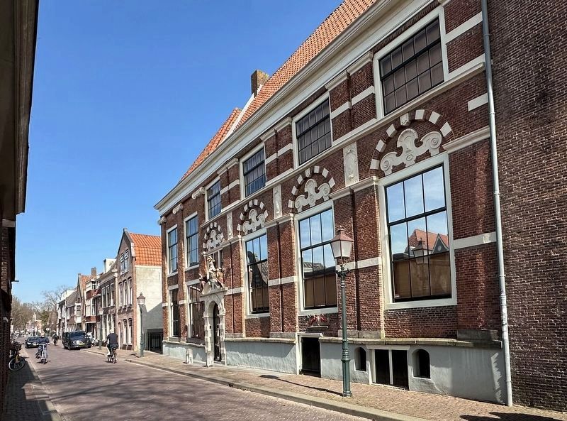 Shooting Guild Buildings - left (baroque) half image. Click for full size.