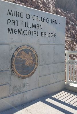 Mike O'Callaghan and Pat Tillman Memorial. Click for full size. Mike O'Callaghan and Pat Tillman Memorial image. Click for full size.