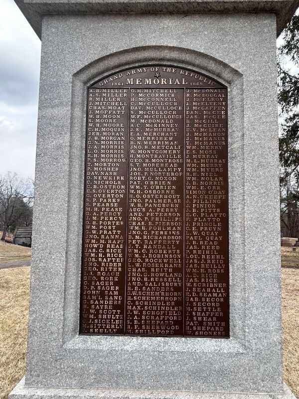 South Face of the Memorial. Click for full size. South Face of the Memorial image. Click for full size.