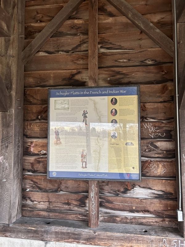 Schuyler Flatts in the French & Indian War Marker. Click for full size. Schuyler Flatts in the French & Indian War Marker image. Click for full size.