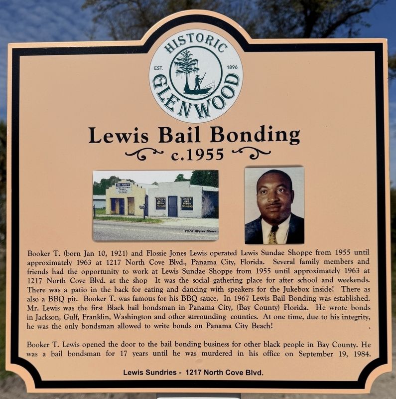Lewis Bail Bonding Marker image. Click for full size.