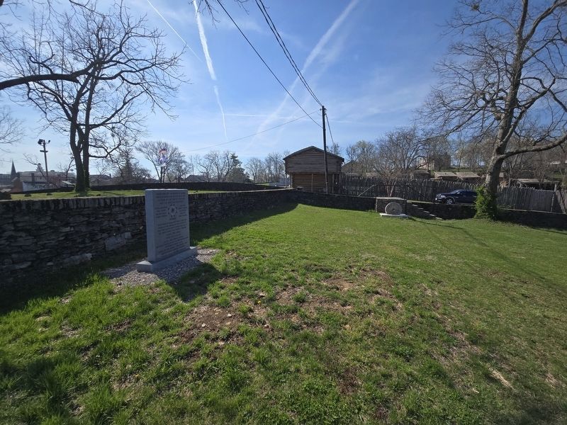 Wide view of Remains of American Revolution Patriots Marker. Click for full size. Wide view of Remains of American Revolution Patriots Marker image. Click for full size.