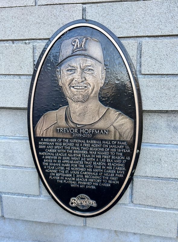 Trevor Hoffman Marker. Click for full size. Trevor Hoffman Marker image. Click for full size.