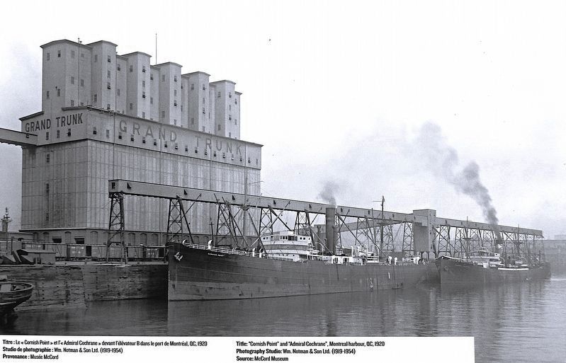 Marker detail: “Cornish Point” and “Admirai Cochrane”, Montréal Harhour, QC, 1920. Click for full size. Marker detail: “Cornish Point” and “Admirai Cochrane”, Montréal Harhour, QC, 1920 image. Click for full size.