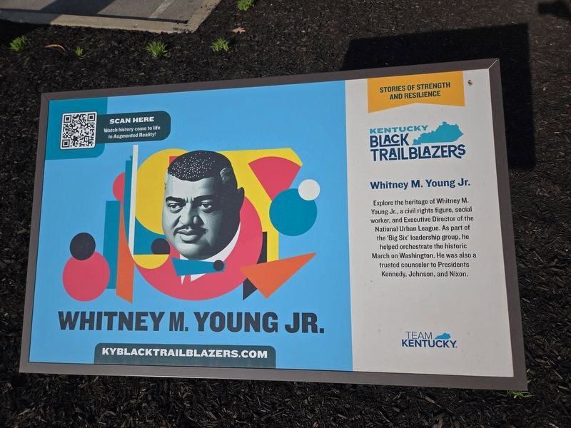 Whitney M. Young Jr. Marker image. Click for full size.