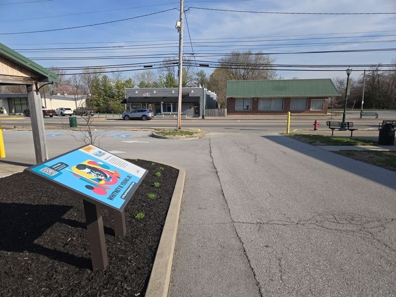 Whitney M. Young Jr. Marker looking towards Shelbyville Road image. Click for full size.