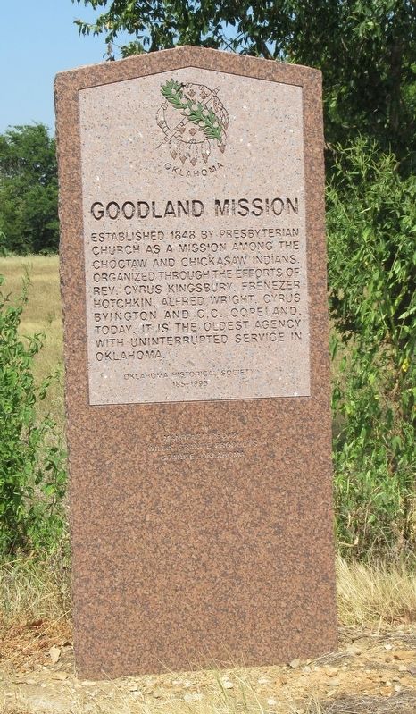 Goodland Mission Marker image. Click for full size.