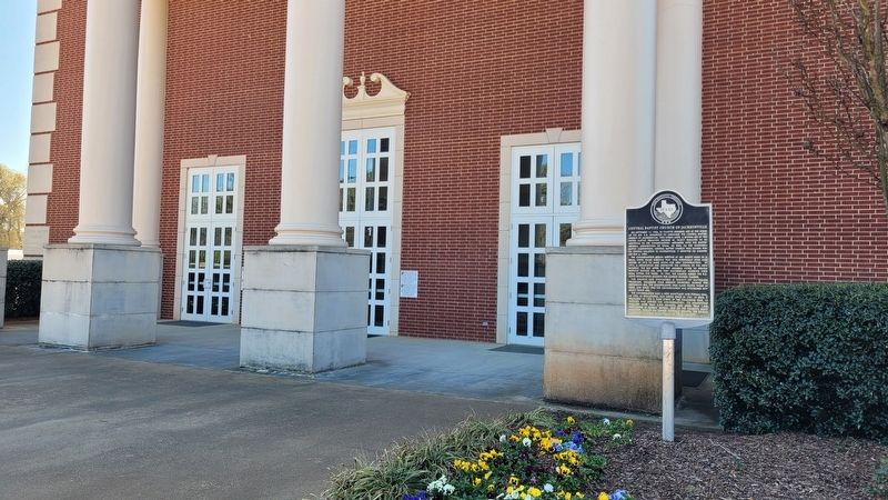Central Baptist Church of Jacksonville and Marker image. Click for full size.