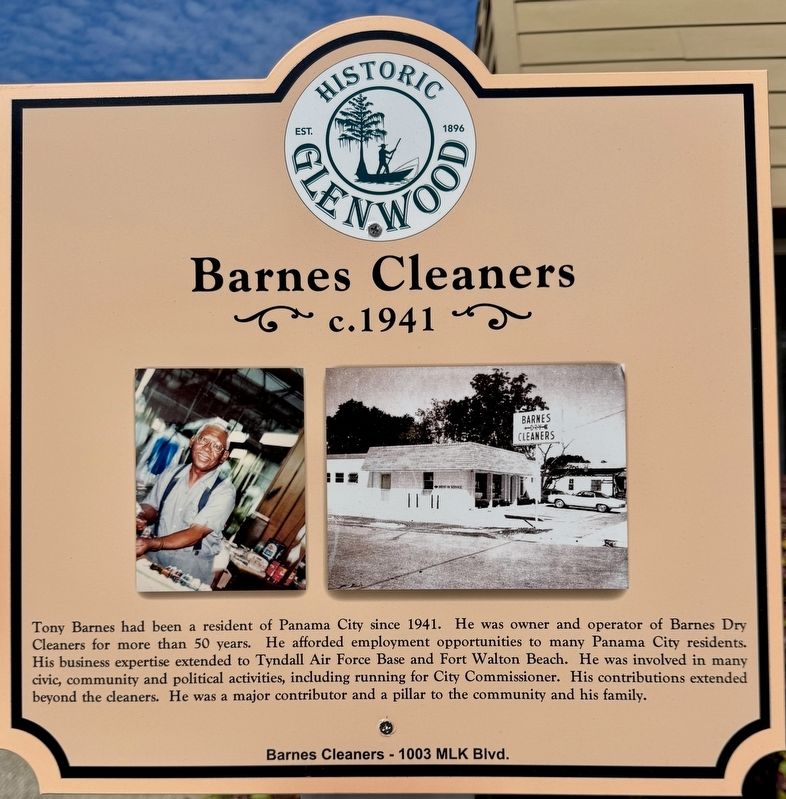 Barnes Cleaners Marker image. Click for full size.