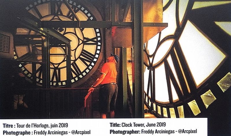 Marker detail: Clock Tower, June 2019. Click for full size. Marker detail: Clock Tower, June 2019 image. Click for full size.