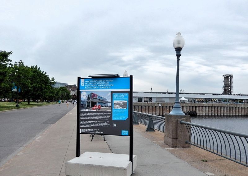 Transformation Vieux-Port en site r�cr�otouristique/Port Transformed to Recreational Tourism Marker image. Click for full size.