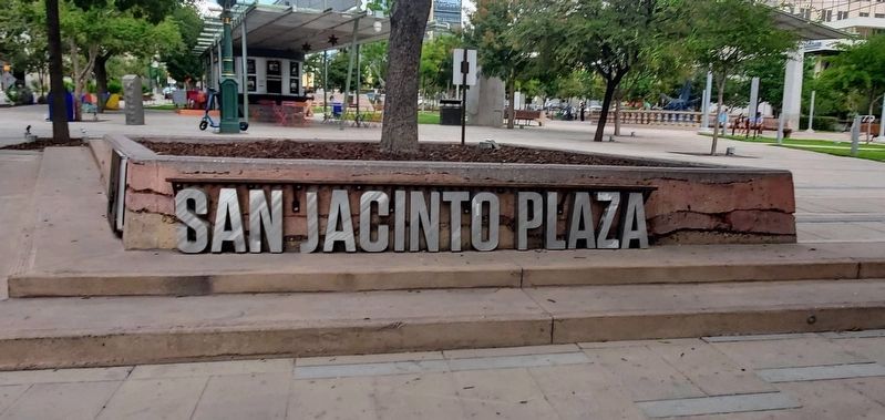 San Jacinto Plaza. Click for full size. San Jacinto Plaza image. Click for full size.