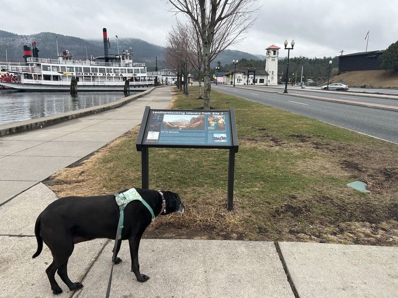 Leatherstocking Literary Trail: Site 7 Marker. Click for full size. Leatherstocking Literary Trail: Site 7 Marker image. Click for full size.