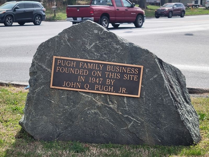 Pugh Family Business Marker. Click for full size. Pugh Family Business Marker image. Click for full size.