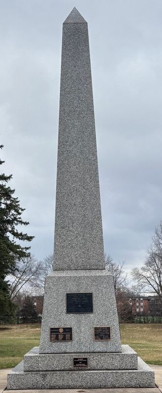 Alexander Bradley Burns Post No. 80 War Veterans Memorial Marker. Click for full size. Alexander Bradley Burns Post No. 80 War Veterans Memorial Marker image. Click for full size.
