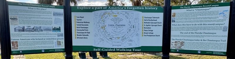 The Florida Chautauqua Resort/Campus Marker image. Click for full size.