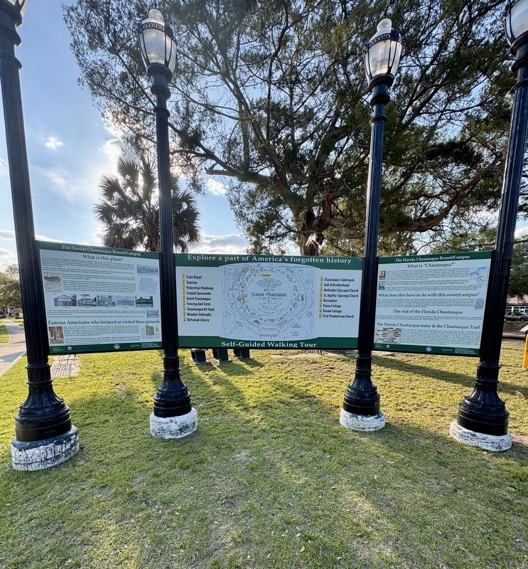 The Florida Chautauqua Resort/Campus Marker image. Click for full size.