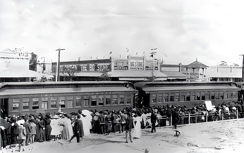 DeFuniak Train Depot c. 1910. Click for full size. DeFuniak Train Depot c. 1910 image. Click for full size.