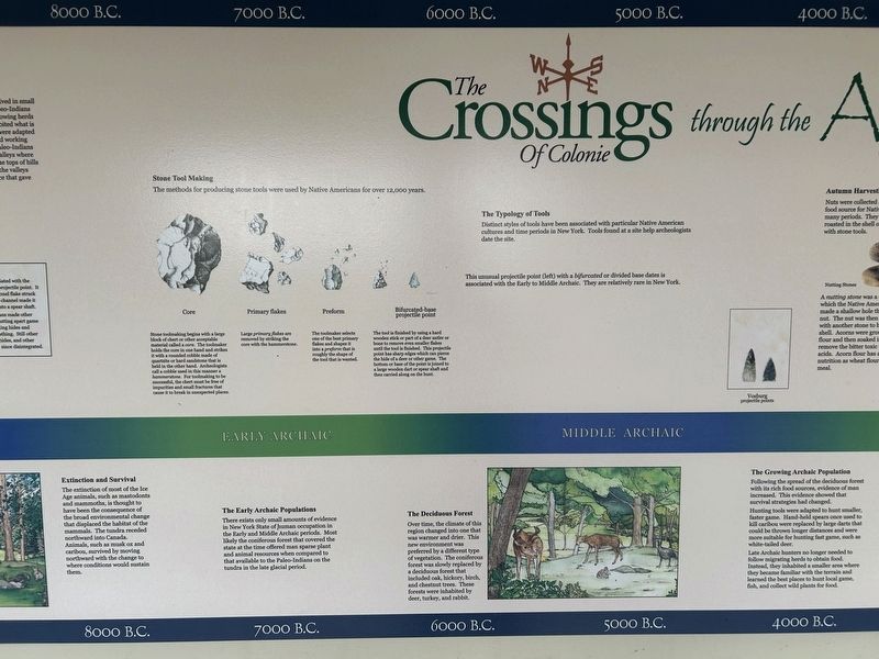 The Crossings Trhough the Ages Marker image. Click for full size.