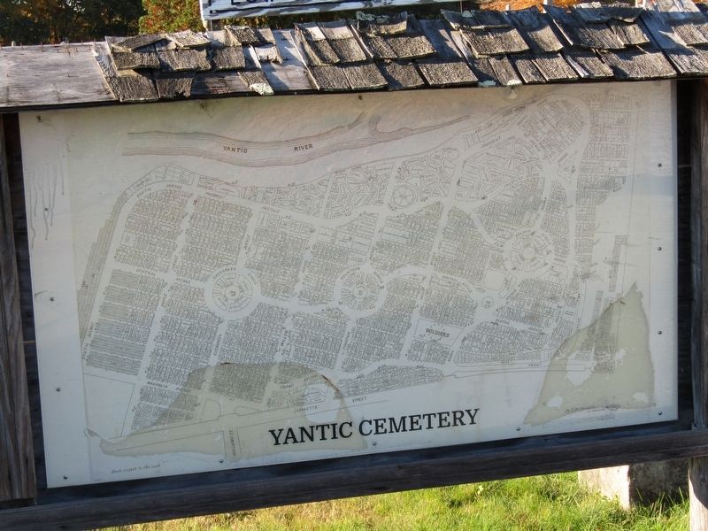 Yantic Cemetery Map image. Click for full size.