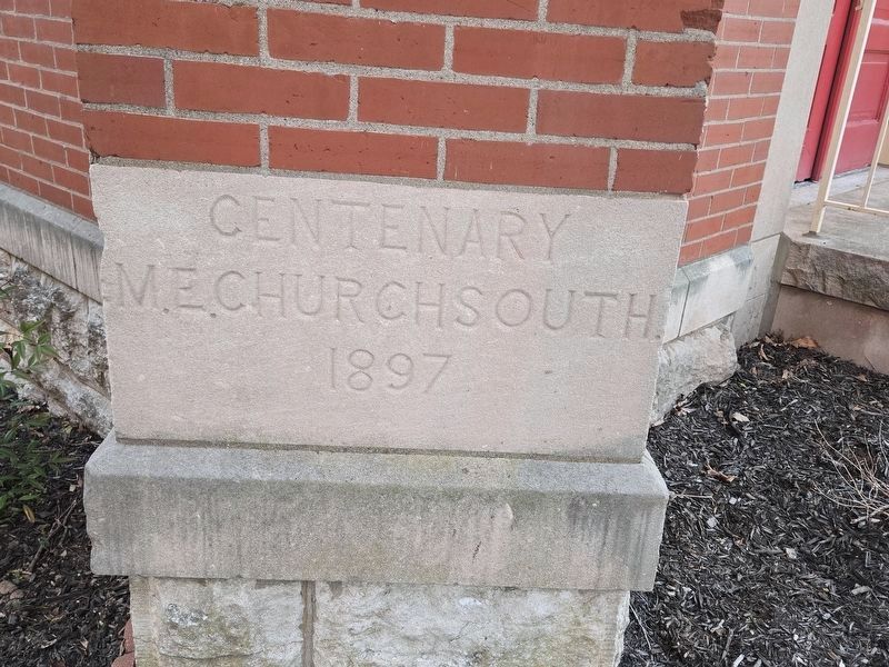 Centenary Methodist Church Sanctuary cornerstone image. Click for full size.
