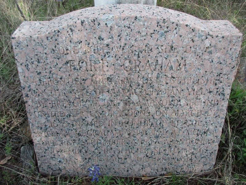 Fort Graham Marker. Click for full size. Fort Graham Marker image. Click for full size.