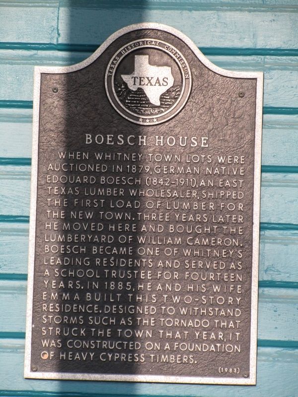 Boesch House Marker. Click for full size. Boesch House Marker image. Click for full size.