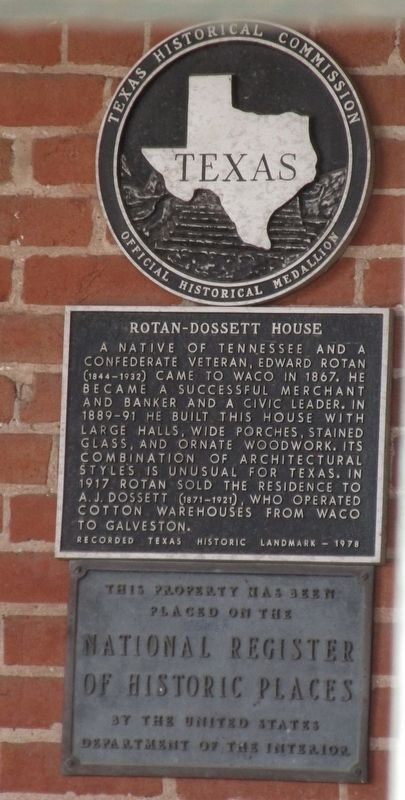 Rotan-Dosset House Marker image. Click for full size.