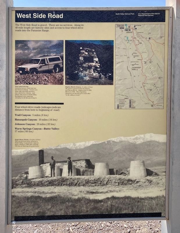 West Side Road Marker image. Click for full size.