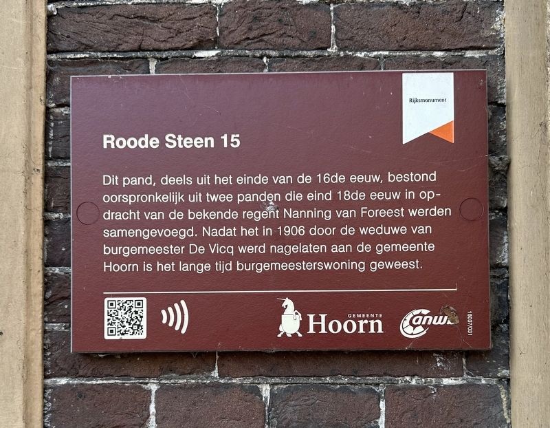 Roode Steen 15 Marker image. Click for full size.