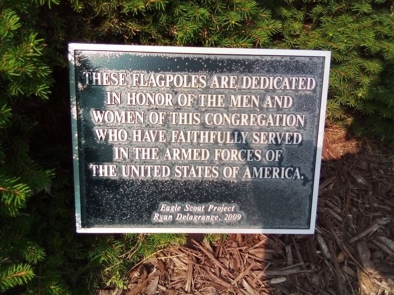 First CHurch of Christ Veterans Memorial Marker image. Click for full size.