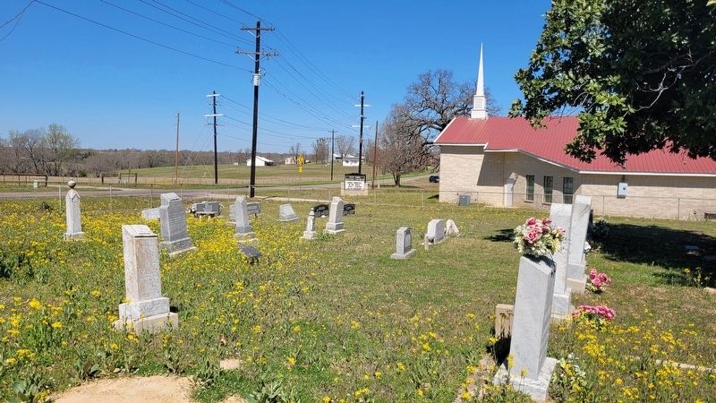The view of the marker in the New York Cemetery image. Click for full size.