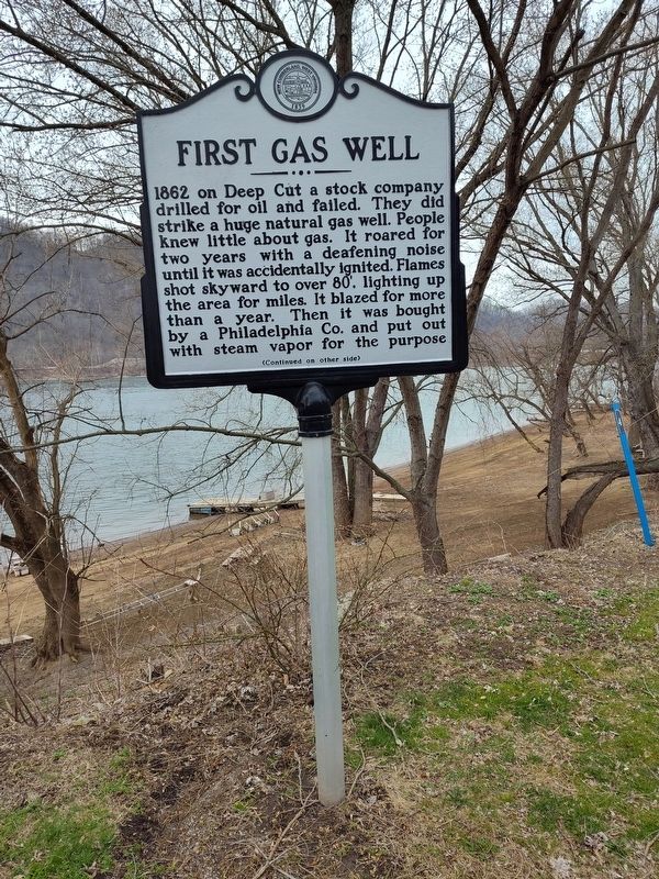 First Gas Well Marker image. Click for full size.