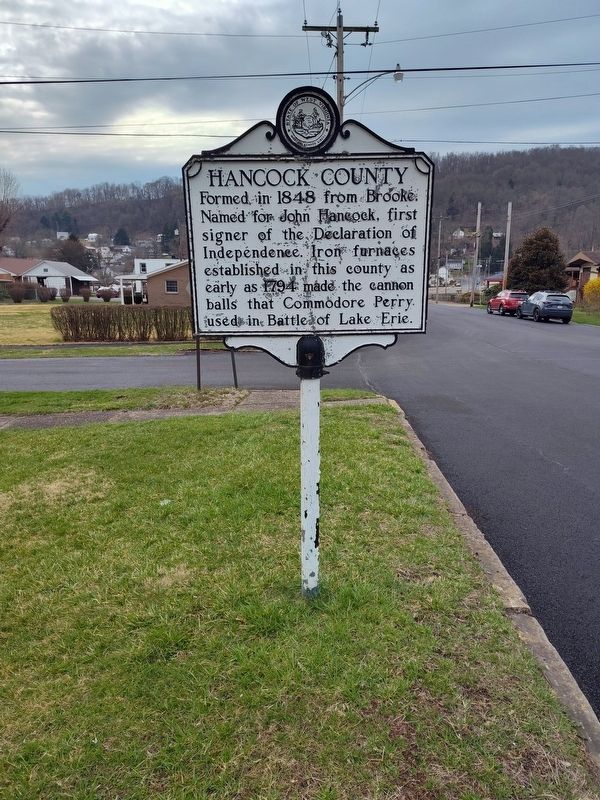 State Of Ohio / Hancock County Marker. Click for full size. State Of Ohio / Hancock County Marker image. Click for full size.