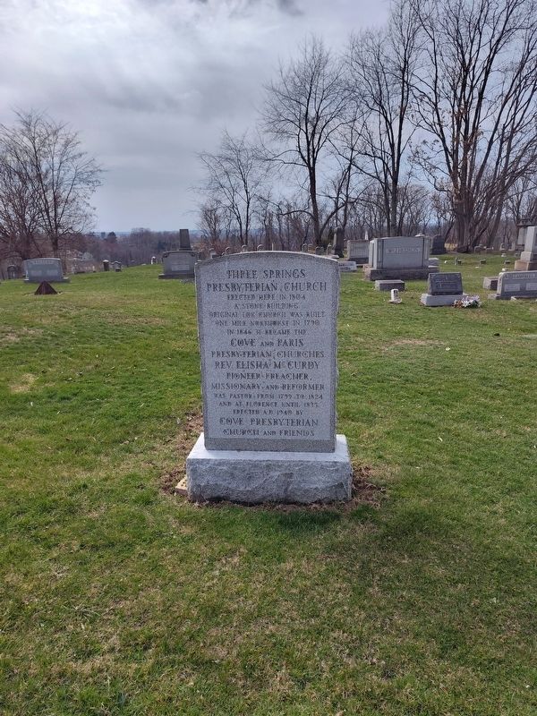 Three Springs Presbyterian Church Marker image. Click for full size.