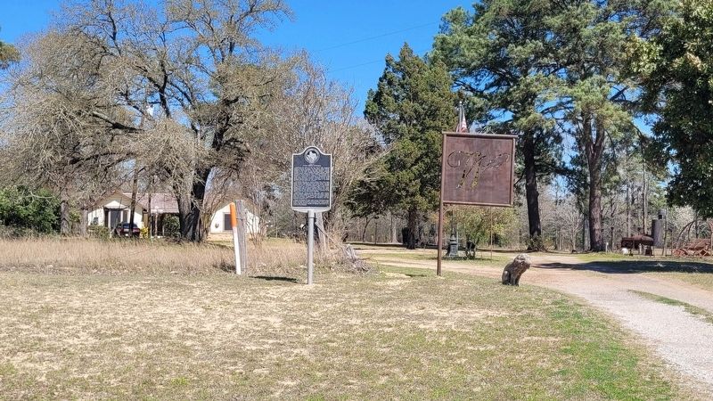 Site of Gum Creek School Marker. Click for full size. Site of Gum Creek School Marker image. Click for full size.