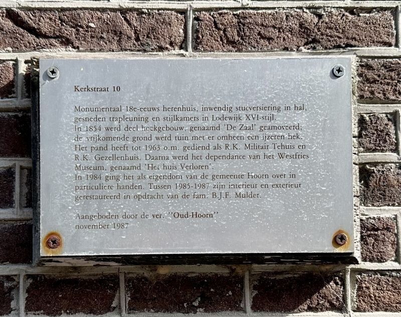 Kerkstraat 10 Marker image. Click for full size.