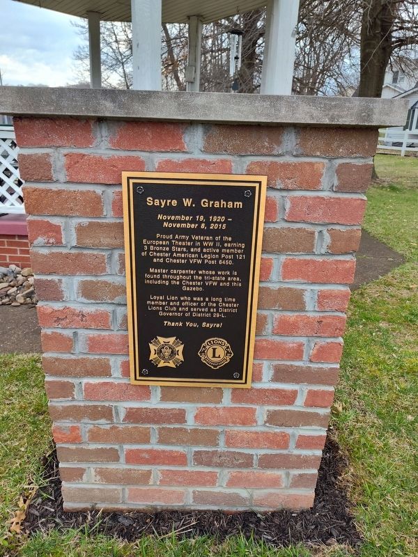 Sayre W. Graham Marker image. Click for full size.
