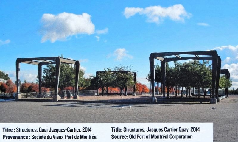 Marker detail: Structures, Jacques Cartier Quay, 2014 image. Click for full size.